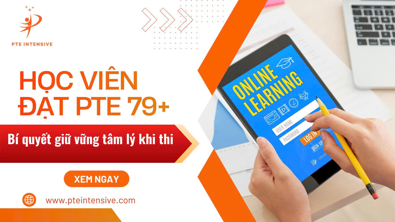 Há»c viên đạt PTE 79+ – Bà quyết giữ vững tâm lý khi thi